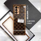 BROWN Checks Luxury Case Samsung - Z Fold 2