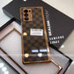 BROWN Checks Luxury Case Samsung - Z Fold 2