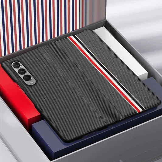 Premium Leather Flip Case For Z Fold 3
