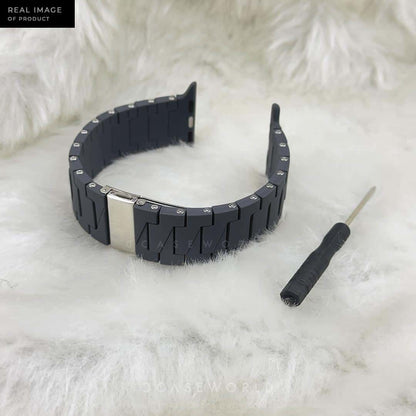 Silicon Armani Style Link Bracelet 42-44-45 MM