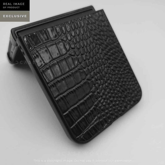 Luxury Croco Patent Leather Case
