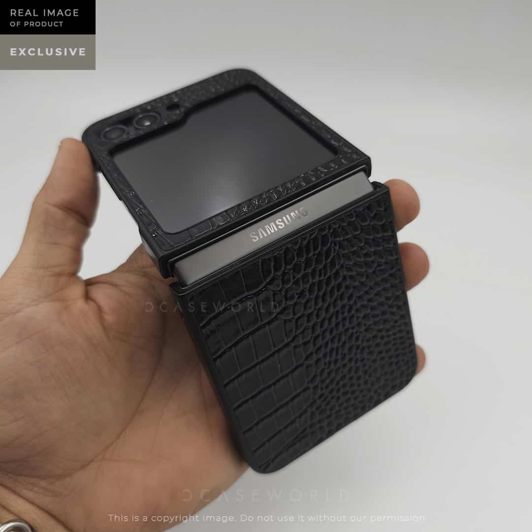 Luxury Croco Patent Leather Case