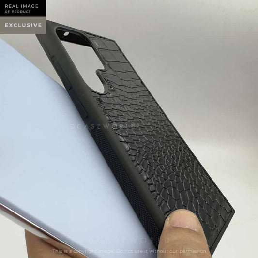 Luxury Croco Patent Leather Case