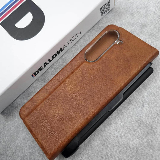Premium Leather Flip for Z Fold 6 + S Pen