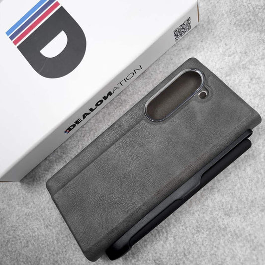 Premium Leather Flip for Z Fold 6 + S Pen
