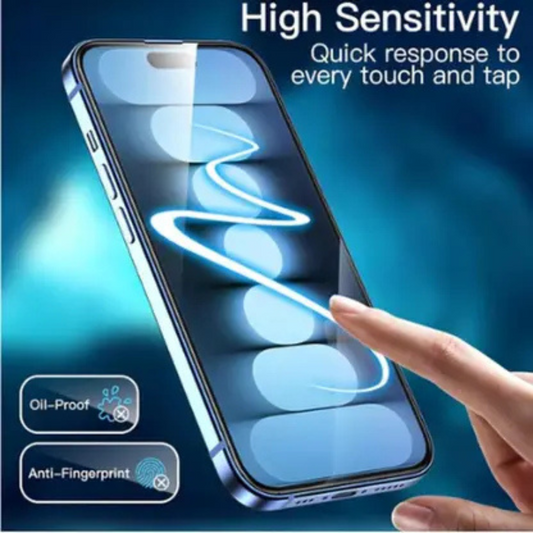 Fullscreen Edge-to-Edge Tempered Glass for iPhone 17 Pro Max