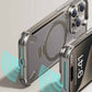 EvoEdge – Rimless Premium Leather & Aluminum Case with Magnetic Stand