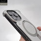 EvoEdge – Rimless Premium Leather & Aluminum Case with Magnetic Stand