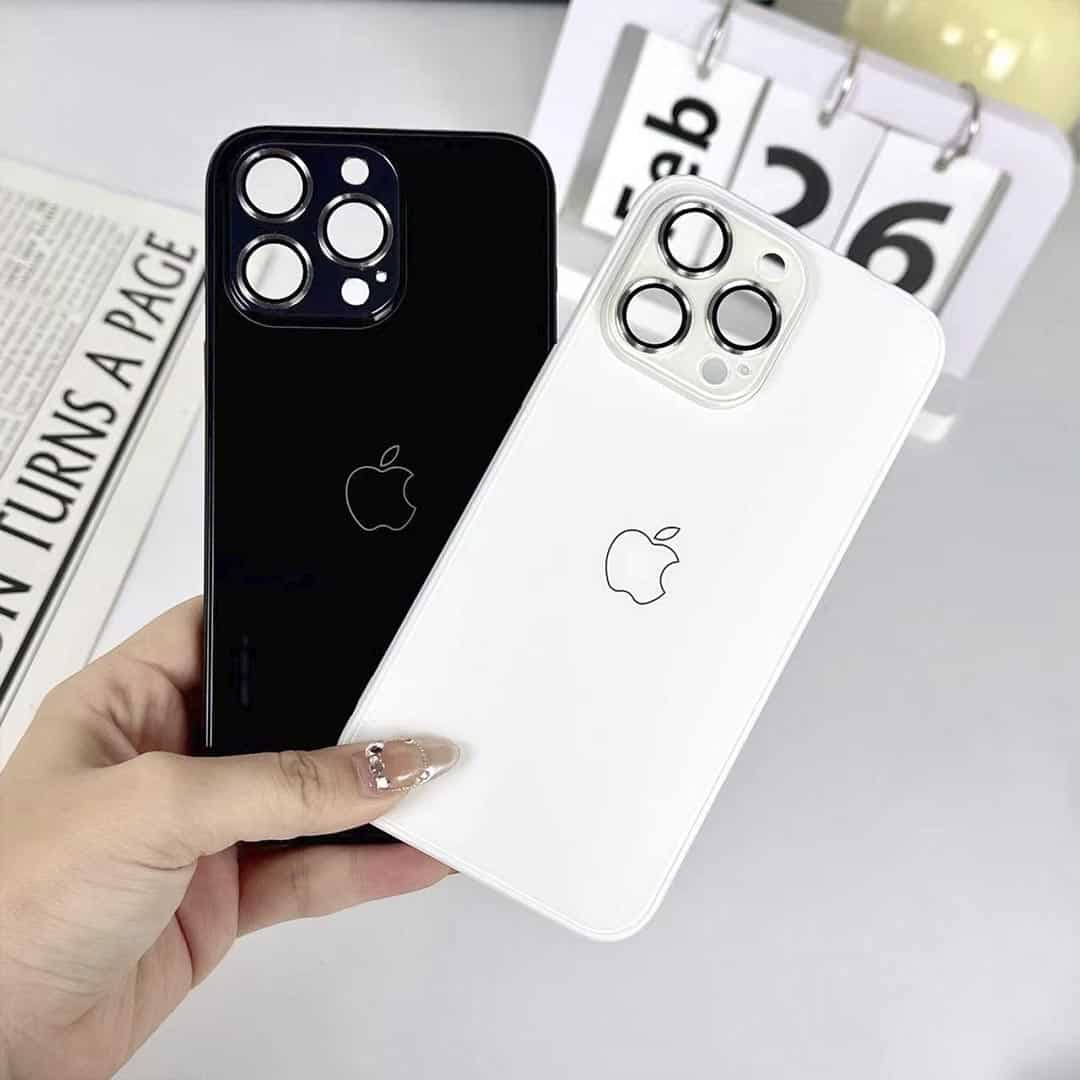 Glossy Glass Back with Camera Protection