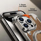 EvoEdge – Rimless Premium Leather & Aluminum Case with Magnetic Stand