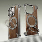 EvoEdge – Rimless Premium Leather & Aluminum Case with Magnetic Stand