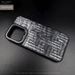 K A J S A Premium Leather + Embroidered Case with Titanium Alloy Ring