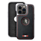 Luxury Series Leather Case with Chrome Sides and Logo Cut