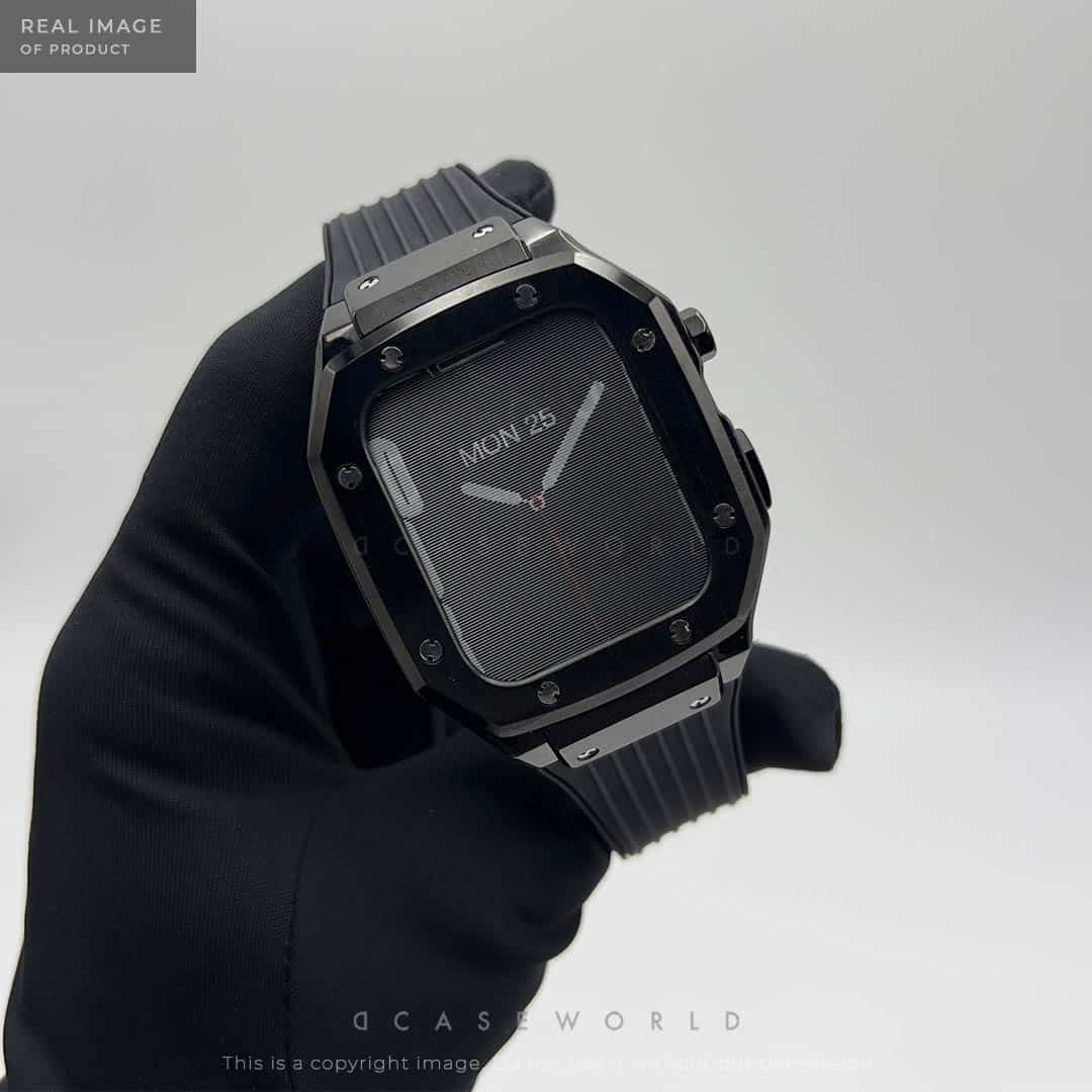 Luxury Stainless Steel Case with Silicon Strap (44-45MM)