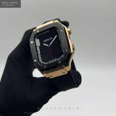 Luxury Stainless Steel Case with Silicon Strap (44-45MM)