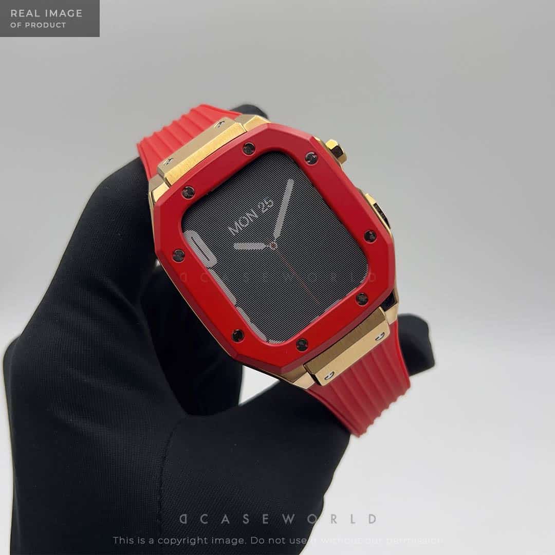 Luxury Stainless Steel Case with Silicon Strap (44-45MM)