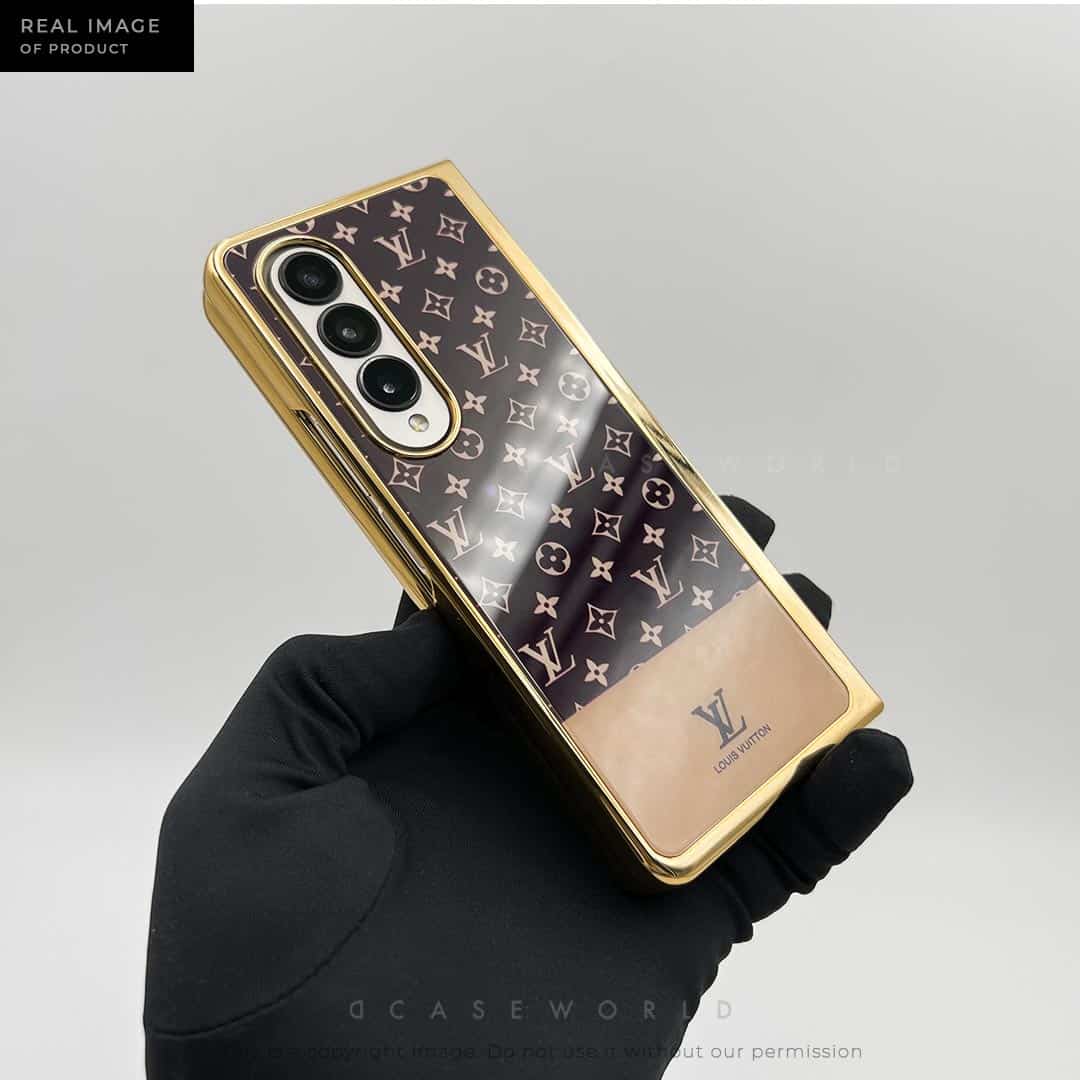 LUXE Premium Glass Back Case with Microfibre Cloth Inside – Z Fold 4