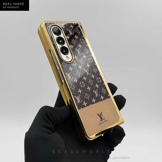 LUXE Premium Glass Back Case with Microfibre Cloth Inside – Z Fold 4