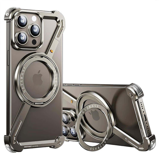 Z Rotating MagSafe Metal Rimless Case