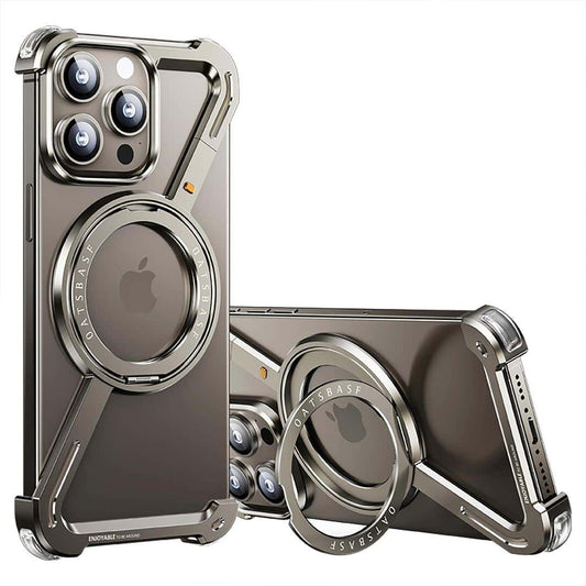 Z Rotating MagSafe Metal Rimless Case