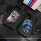 NIMMY 3D Embroidery Shell Leather Case