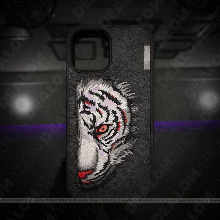 NIMMY 3D Embroidery Shell Leather Case
