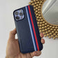 Tri Stripes Leather Case