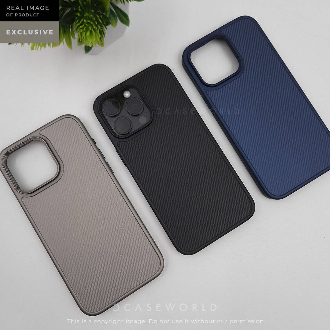 Slim Carbon Fiber Drop Protection Case