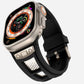 Premium AP Style with Titanium Mesh Silicone Strap (42/44/45/49mm)
