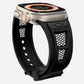 Premium AP Style with Titanium Mesh Silicone Strap (42/44/45/49mm)