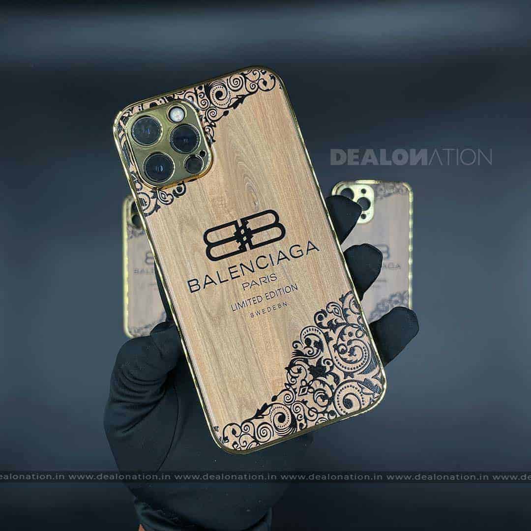 Wooden Finished Premium Designer Case