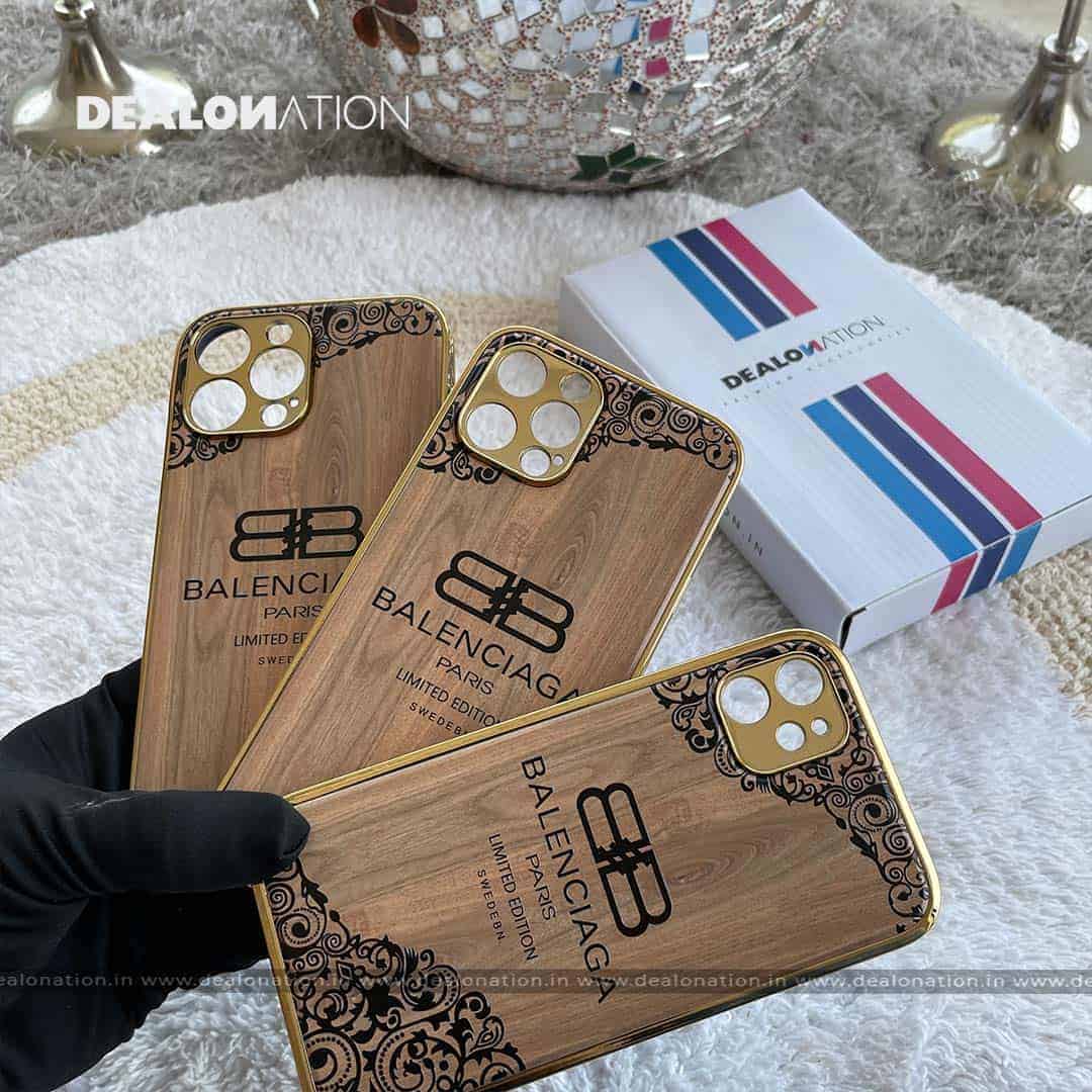Wooden Finished Premium Designer Case